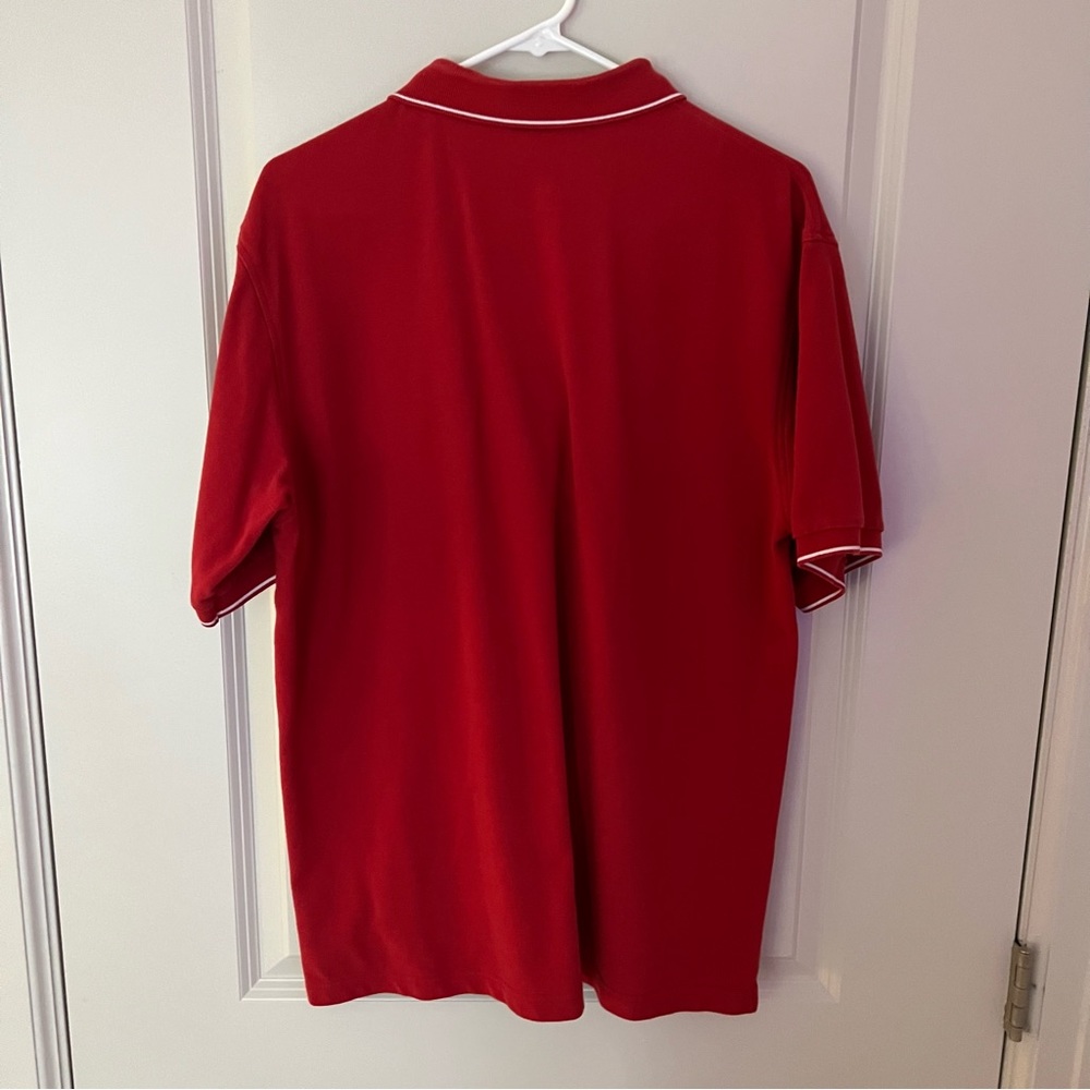 Adidas St. Louis Cardinals mens short sleeve polo shirt | size large - Picture 8 of 10
